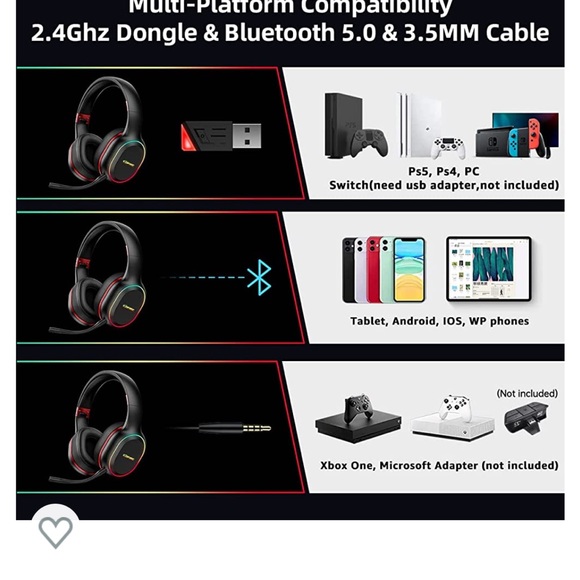 Kofire wireless gaming headset - Picture 11 of 11